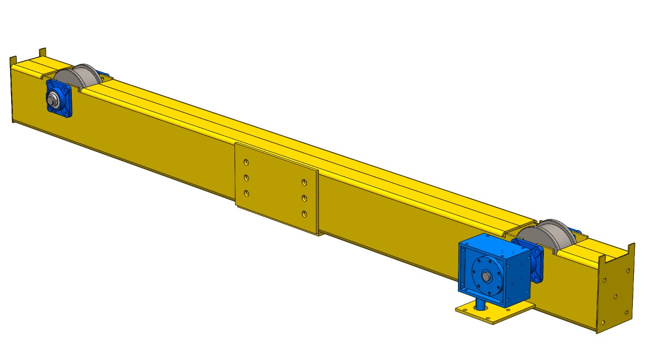 CABECEIRA PARA PONTE ROLANTE - EUROPEU - 16 TON x 3,5 M