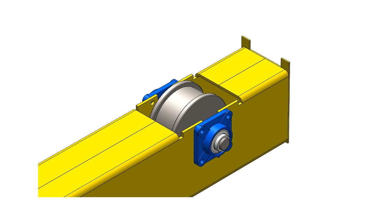 CABECEIRA PARA PONTE ROLANTE - EUROPEU - 16 TON x 3,5 M
