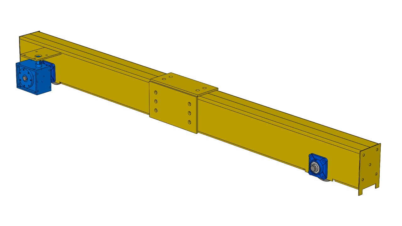 CABECEIRA PARA PONTE ROLANTE - EUROPEU - 16 TON x 3,5 M